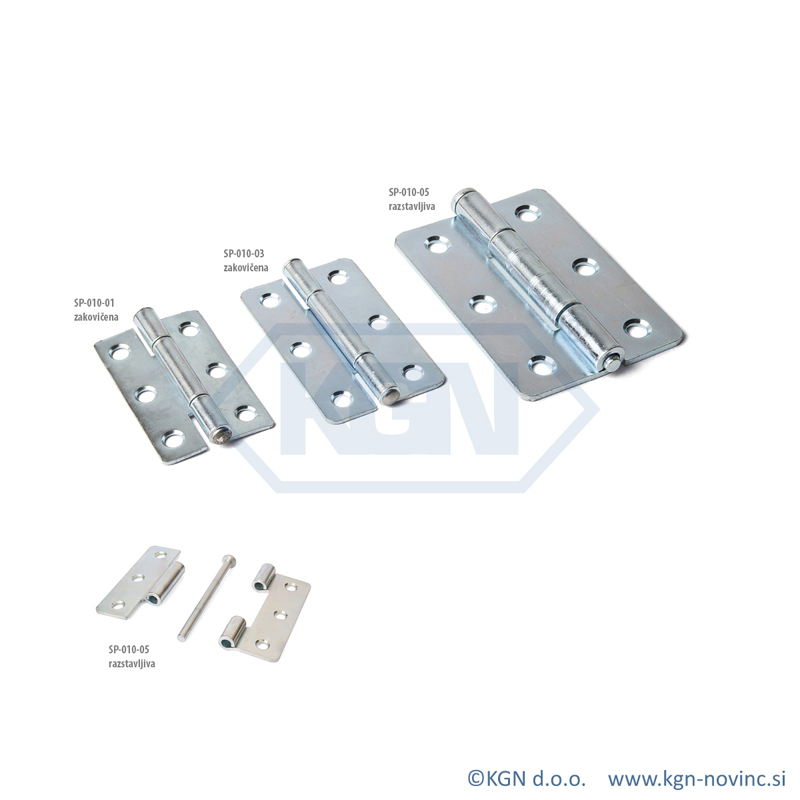 Rectangular hinge SP-010